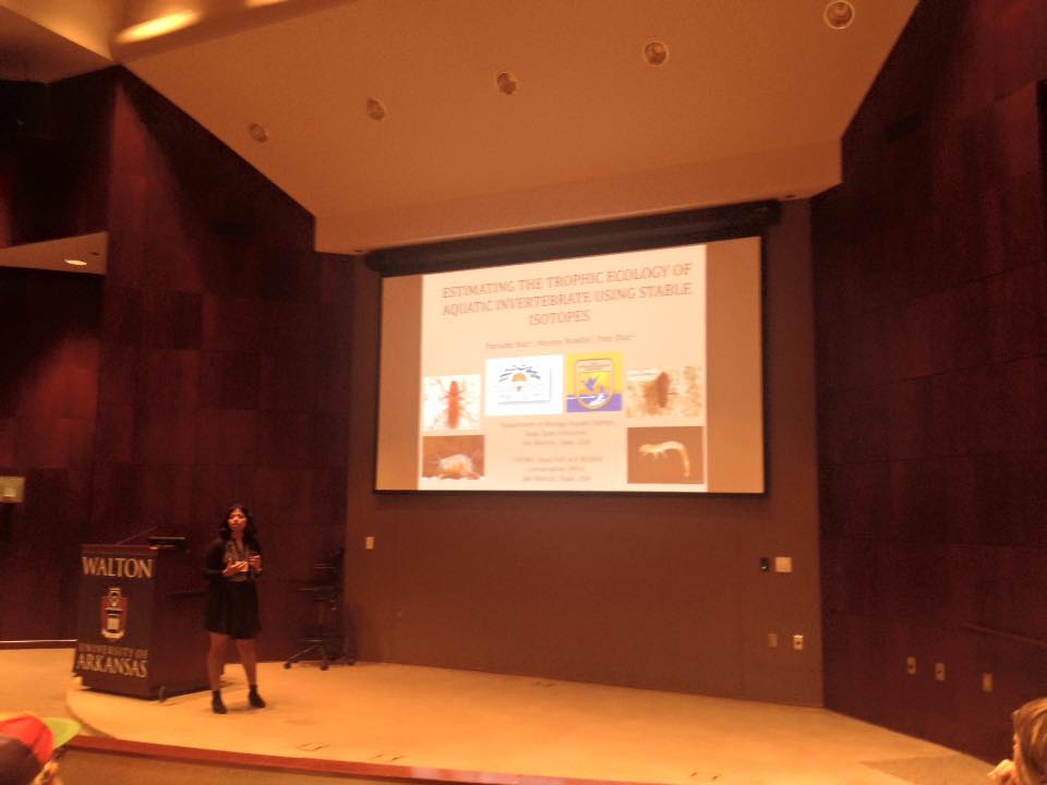 SubterraneanBio's tweet image. Parvathi Nair, Texas State University
Estimating the trophic ecology of aquatic invertebrates using stable isotopes