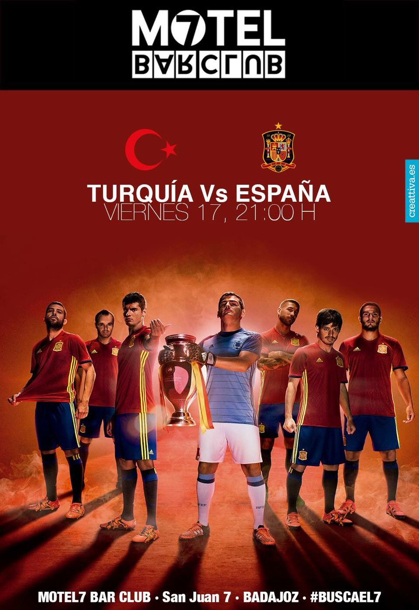 Al descanso, ganamos 2-0. ¡Te esperamos en la segunda parte! #EURO2016 #VamosEspana