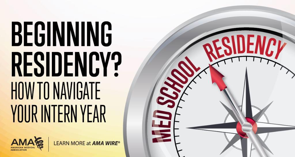 AmerMedicalAssn's tweet photo. Chief resident offers tips for navigating one of the most challenging years of training. https://t.co/2TI3efxy5X https://t.co/jBuIakqZ5T