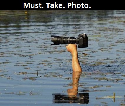 Focus_Camera's tweet photo. A true #photographer goes to any lengths for a great shot. #PhotographerHumor https://t.co/Nph0qE0Q5Y