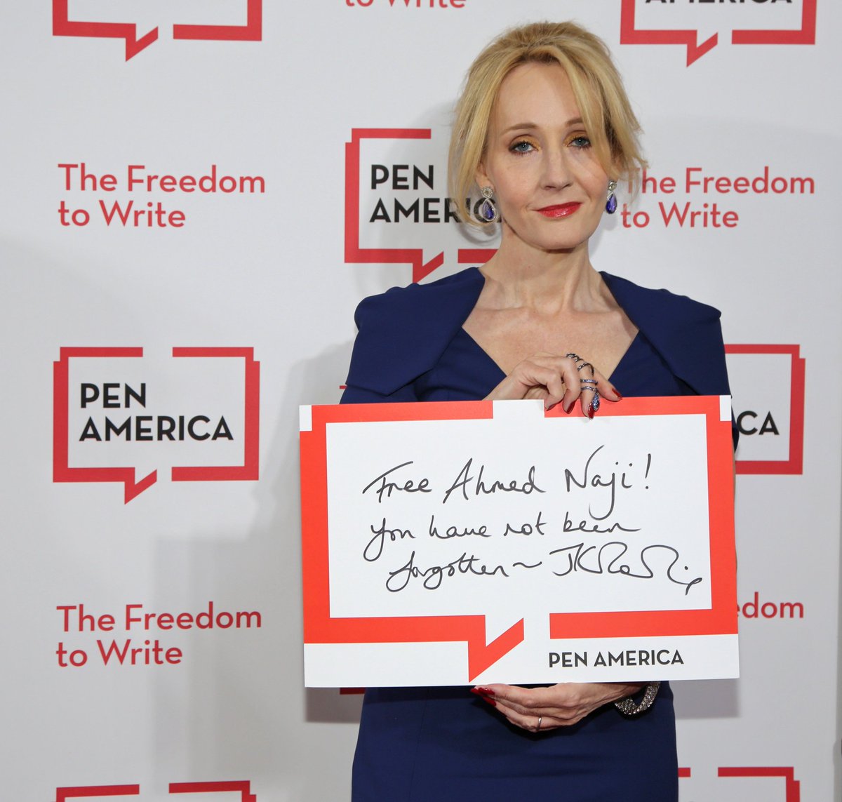 Ahmed Naji has not been forgotten by <a href="/jk_rowling/">J.K. Rowling</a>. Join her in fighting to #FreeNaji! bit.ly/1rgJj4C