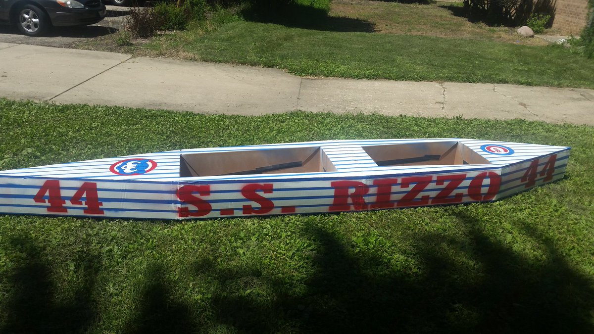 bigtim1126's tweet photo. Cardboard boat race saturday... @ARizzo44 @DanShower23 @shower5 @GoCubsGo @Cubs @CSNCubs #taking1st #GoCubsGo https://t.co/Tu8TakEYe5