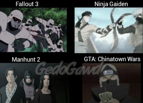 GedoGawd's tweet photo. Naruto had so many game references 😂 https://t.co/ffaWSFJ1Gb