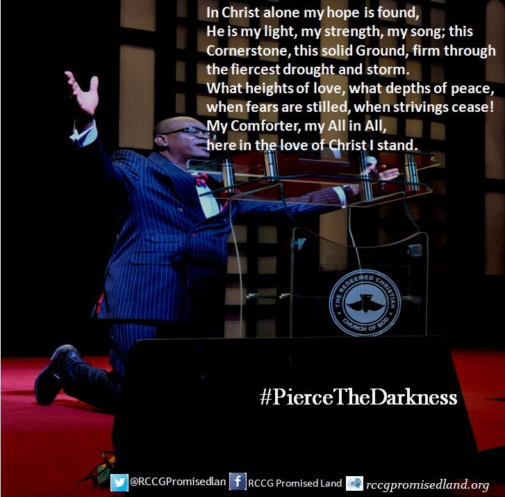 RCCGPromisedLan's tweet photo. No power of hell no scheme of man
Can ever pluck me from His hand
Here in the power of Christ I'll stand
#AriseShine https://t.co/QBf9qsdJS8