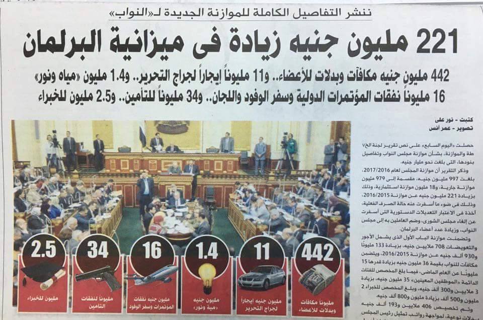 amyelsokary's tweet photo. عاجل ١١ مليون لعربيات السادة النواب و٣٤ مليون لتامينهم  وماله ياعم مش عيب https://t.co/jT3azNTteh