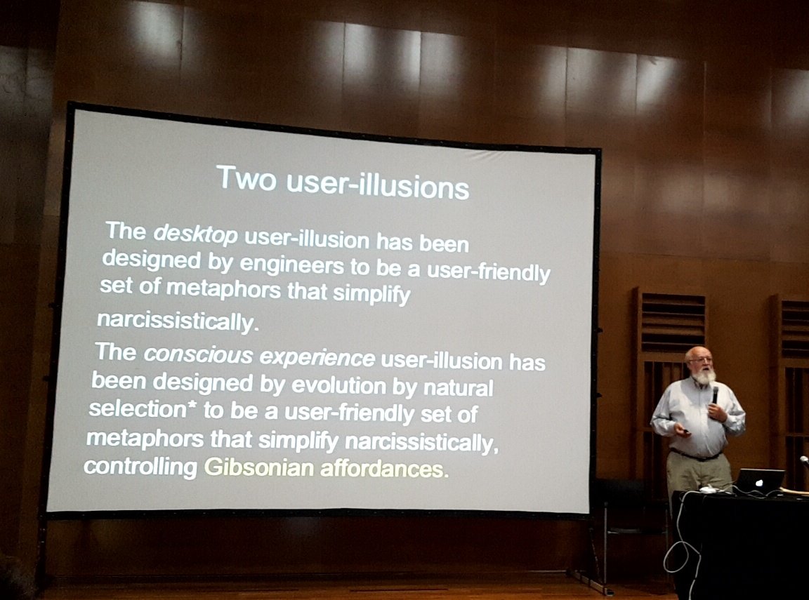 fedkukso's tweet photo. La conciencia como ilusión
D. Dennett
#ascc20 https://t.co/9BE4FErneQ