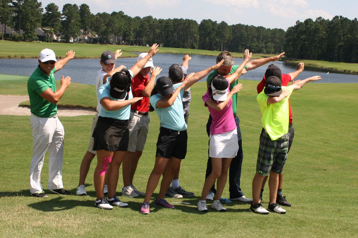 IJGA_'s tweet photo. Closing out the first week of #IJGASummer Camp with a dab. #JuniorGolf #GolfCamp @TheFirstTee https://t.co/dE9DU6kmSY