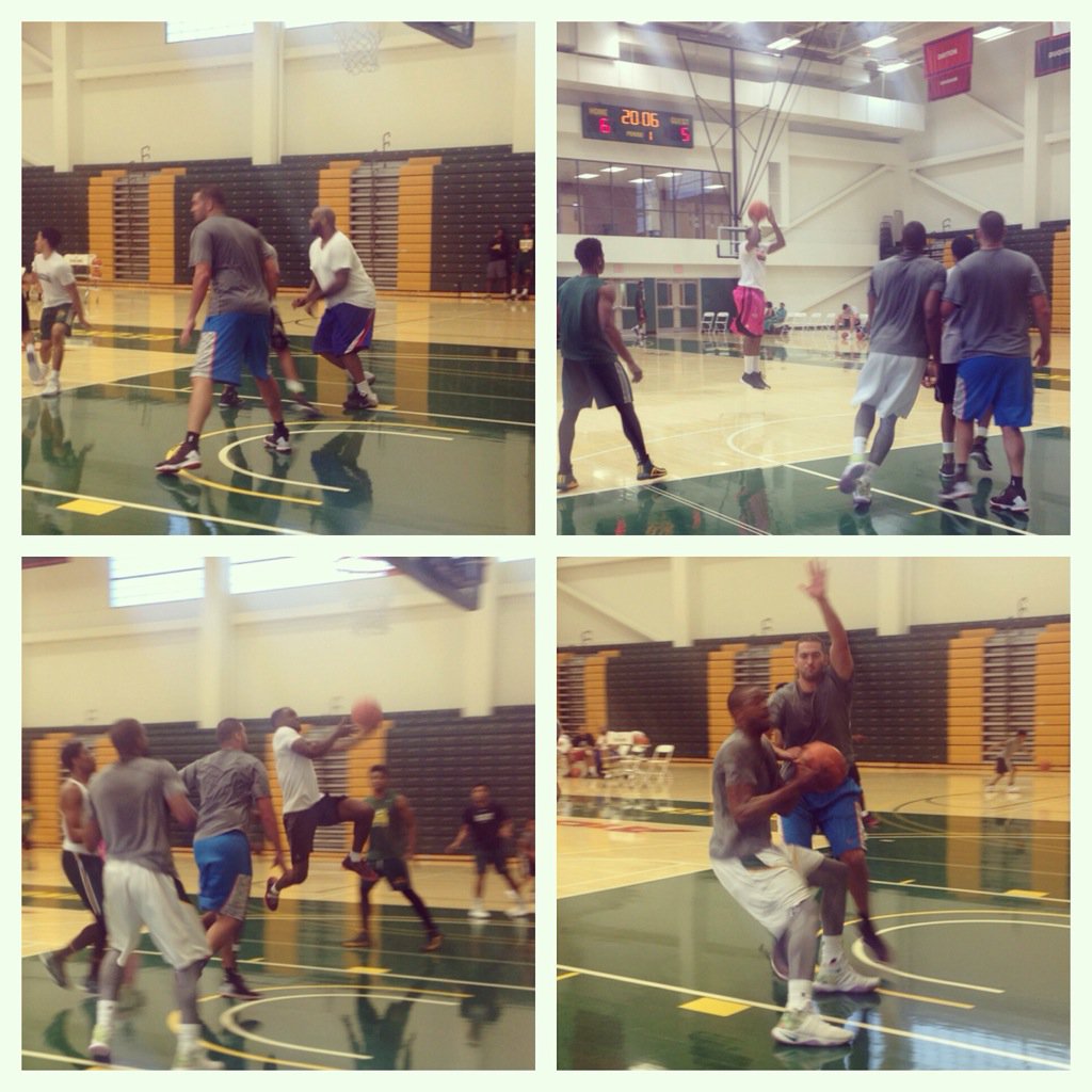 MasonMBB's tweet photo. Pickup game with #MasonFinal4 members. ✔️ #Final4Celebration tonight. https://t.co/amoKjxCGqT