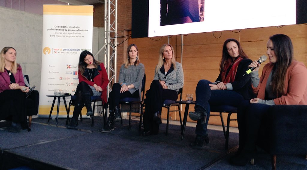 creoenchile's tweet photo. Panel mujeres empresarias @_Barbara_Soto @GirlsinTech @FirstJobLatam @MEmpresarias @Joyaplastica @MujeresPacifico https://t.co/PT4XAdNm5l