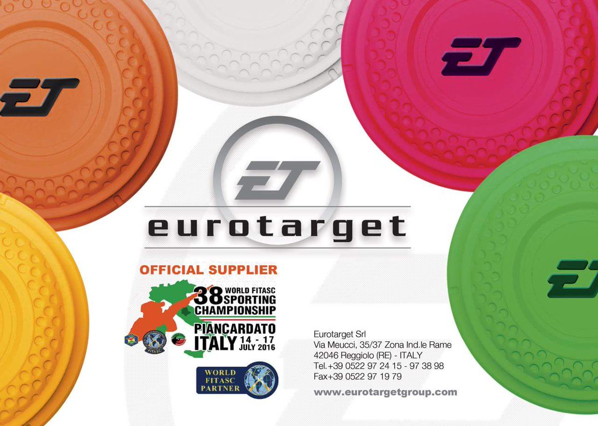 EurotargetIT's tweet photo. Eurotarget official supplier of the 38th World Fitasc Sporting Championship #fitasc #world #sporting #championship https://t.co/JzTgMnZ56H