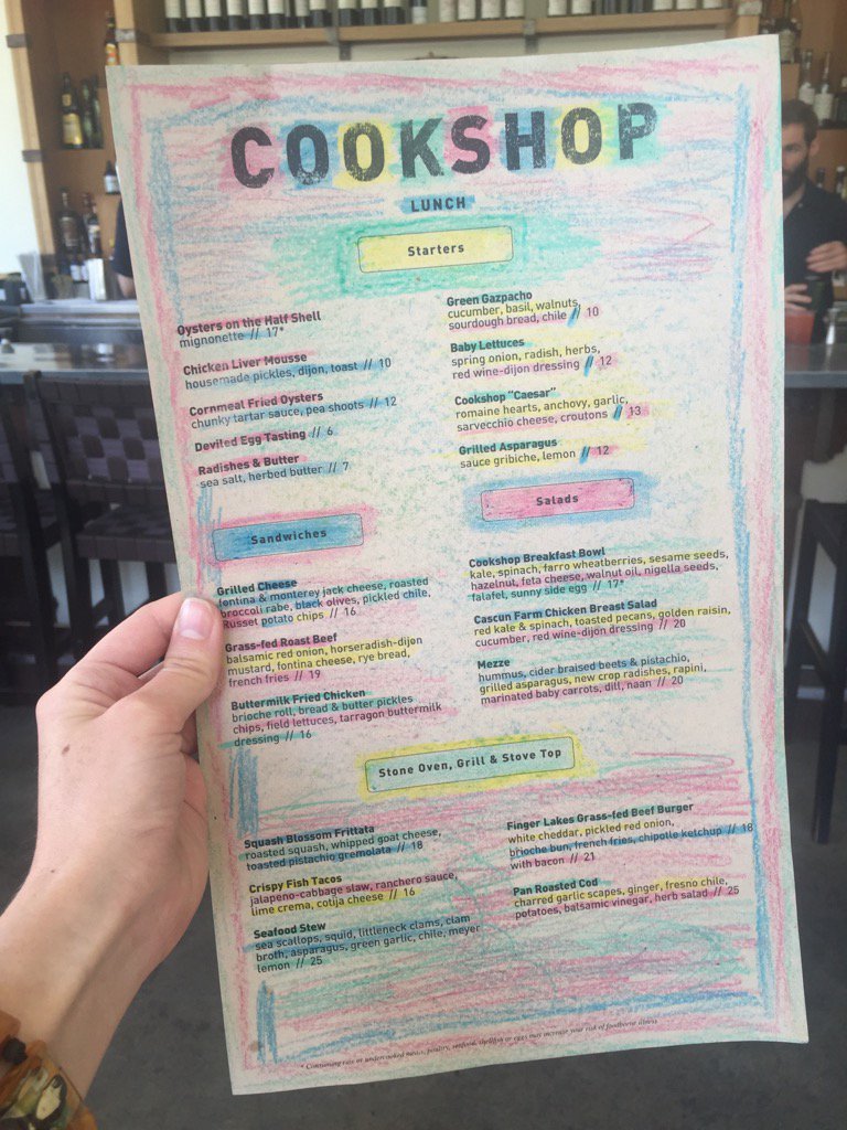 CookshopNY's tweet photo. Don't forget the #ColoringBook @SparkleArtist! Our smaller guests are running out of options 😜 #crayons #colors #art https://t.co/hNaH4NpIpB