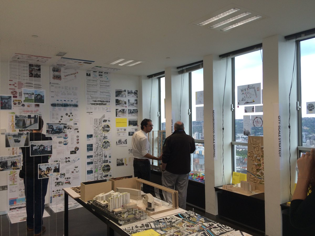 SheffArchCal's tweet photo. Fantastic work by @SSoA_news MAUD students! @bxdecarli @c_cerulli @RadicalUrbanism #urbandesign #Sheffield https://t.co/bxDAT9XNuo