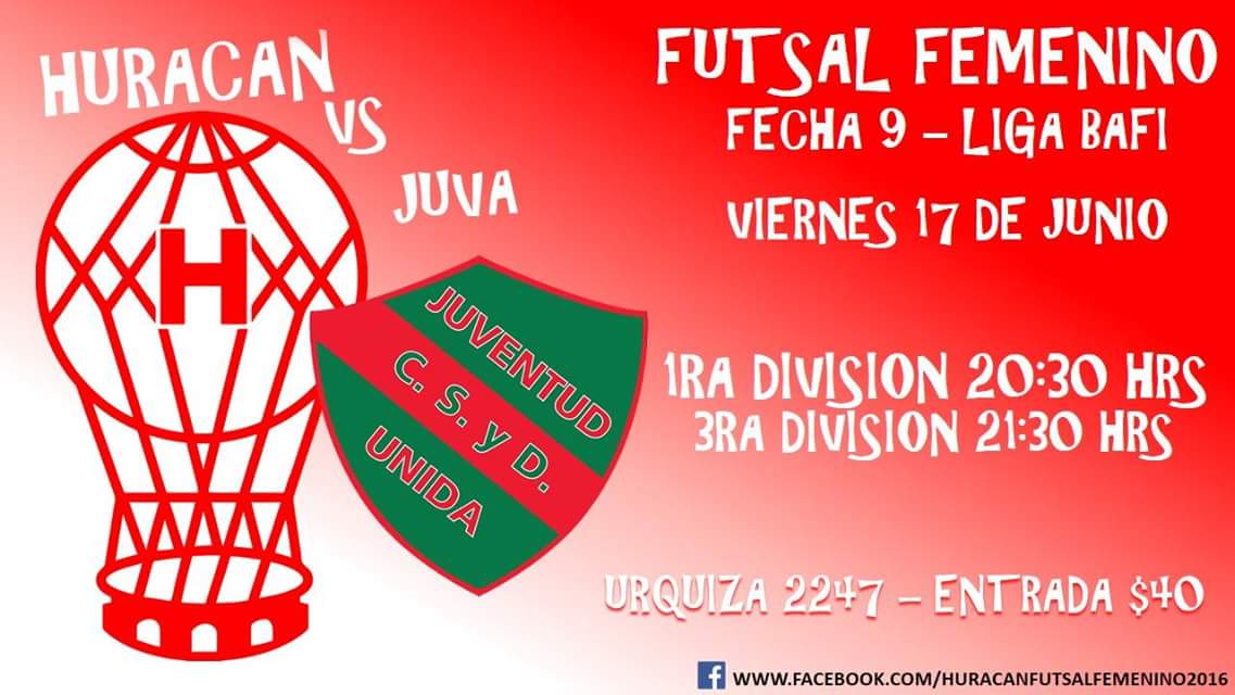 CAHFutsalFem's tweet photo. Hoy @liga_bafi @quemerodelsurok @CAHuracan @HuracanFutsal @RevoluciQuemera @DiarioLaFutbol https://t.co/aWfI7qWglv
