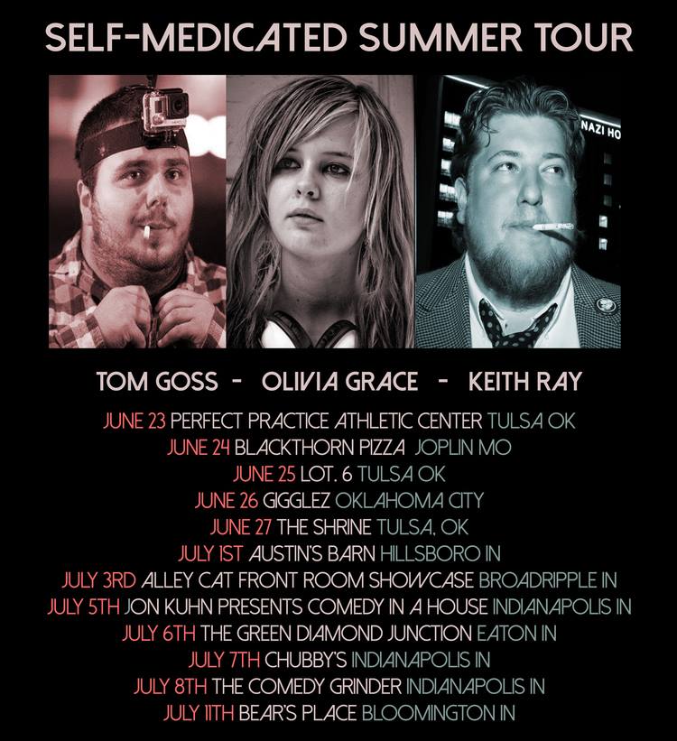 QueefRay's tweet photo. @DougStanhope me and two of my best friends, @LOLOliviaGrace @gossgoss6 booked our first tour! #DIY https://t.co/v1s0J6qpGu