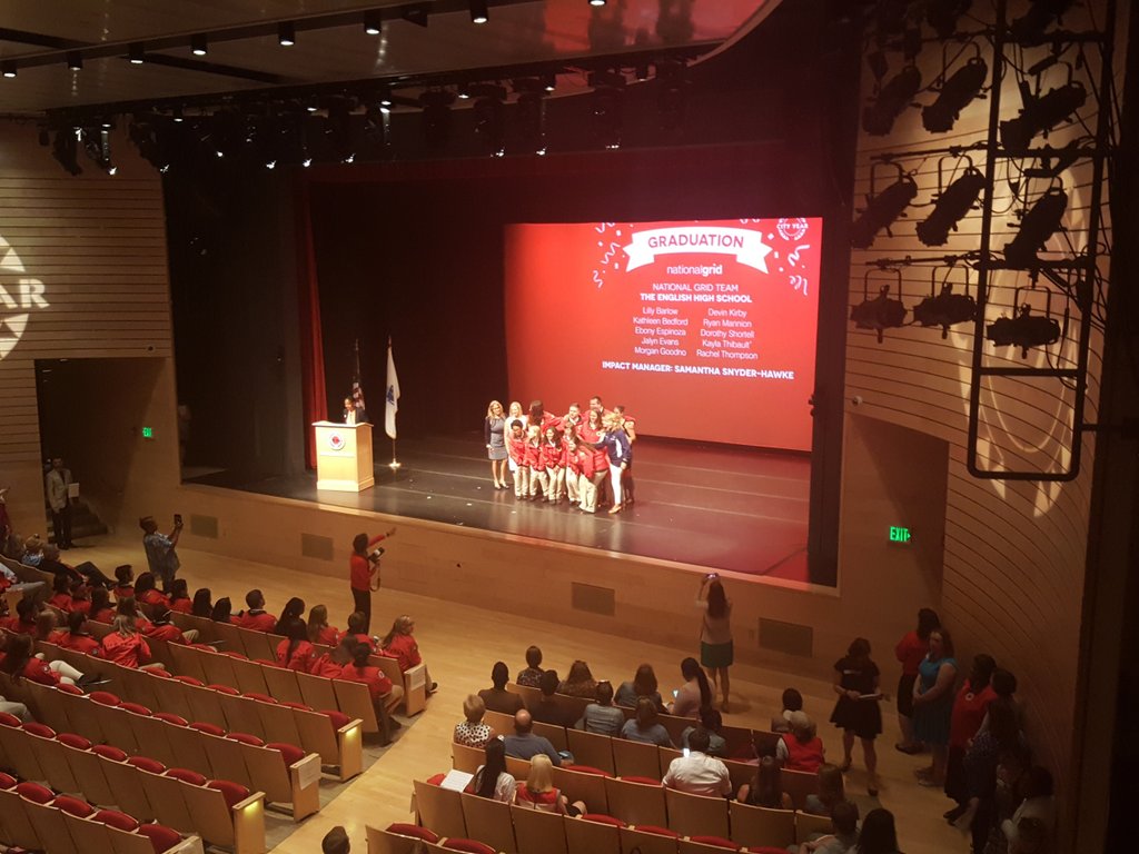 Team5969's tweet photo. We love our City Year CMs! Congrats! @TheEnglishHS https://t.co/h8SZVN5kz5
