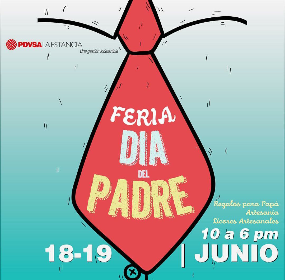 elturpialnet's tweet image. #PlanDelFinDe en @PDVSALaEstancia habrá una feria del día del padre, en la que podrás comprarle su regalo