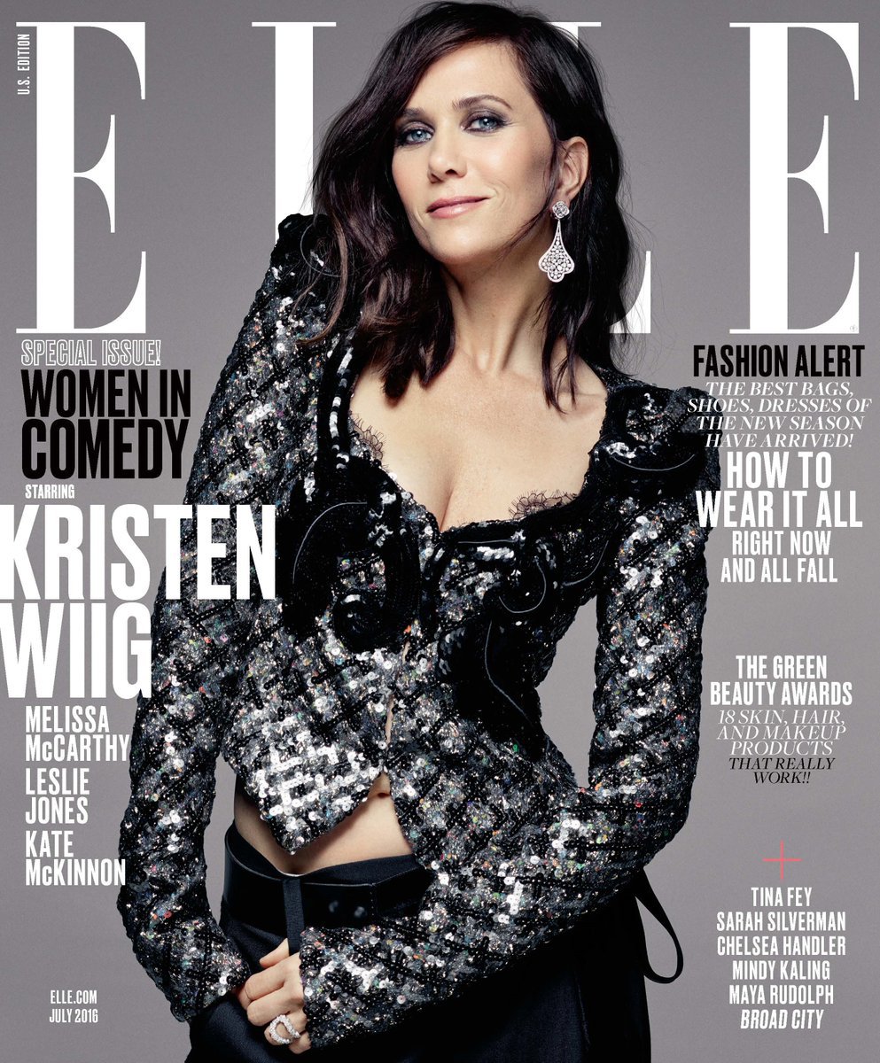 TheWallGroup's tweet photo. WOMEN IN COMEDY ❤️ @elleusa
#Makeup #💄 by #LisaStorey.
📷: #MarkSeliger #KristenWiig https://t.co/smvpd4fhCQ
