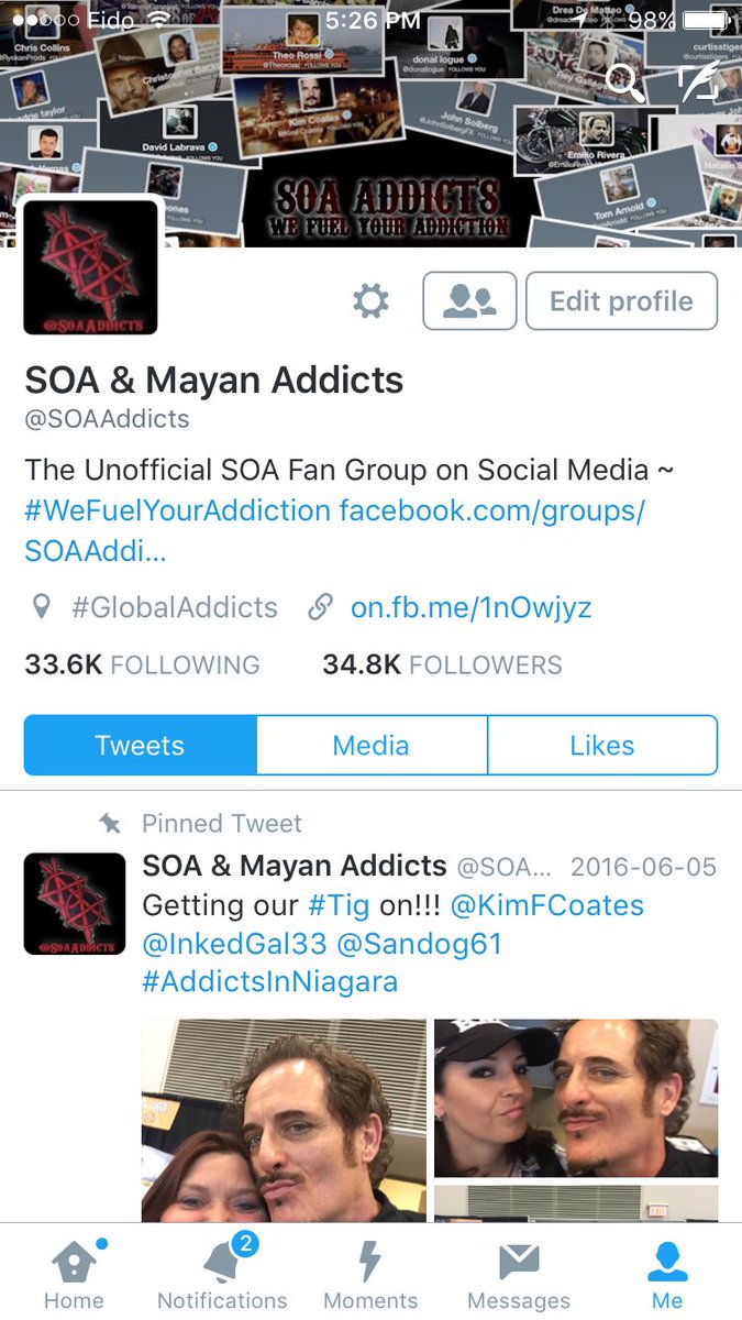 SOAMediaAddicts's tweet photo. It's official we've changed our name so bring on #TheMayans!!! #AddictsEverywhere @sutterink @EmilioRivera48 ππΌππΌ https://t.co/yv9nLimuvs