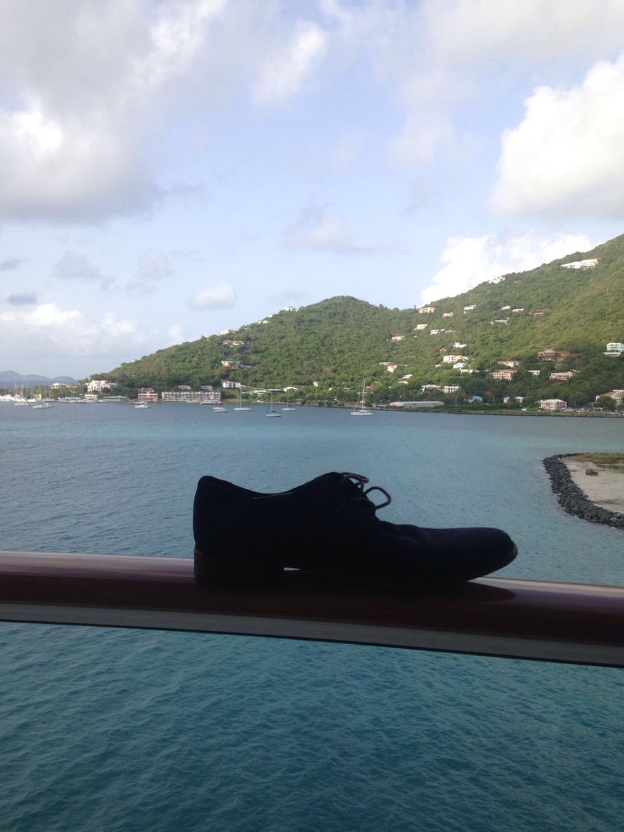 Getting around! Very British these Virgin Islands! Not a sole around!