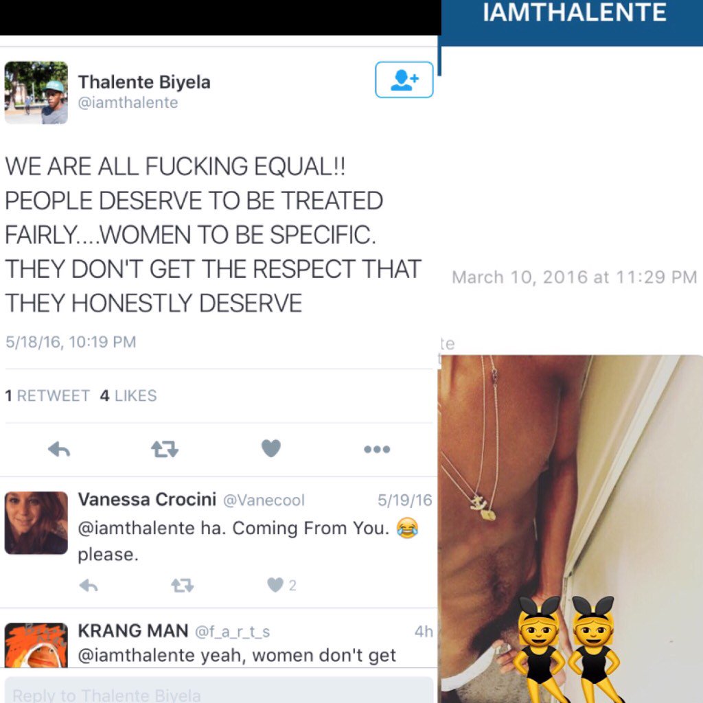 bageldogging's tweet photo. .@iamthalente apologize instead of blocking me. This is what a feminist looks like. An unsolicited dick pic. https://t.co/PrE4fewgVS