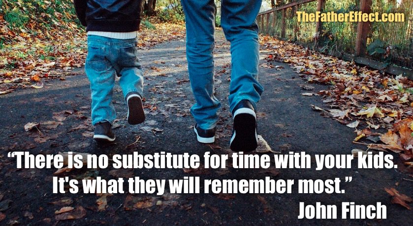 "There is no substitute for time with your kids.  It's what they will remember most." <a href="/johnpfinch/">John Finch</a>