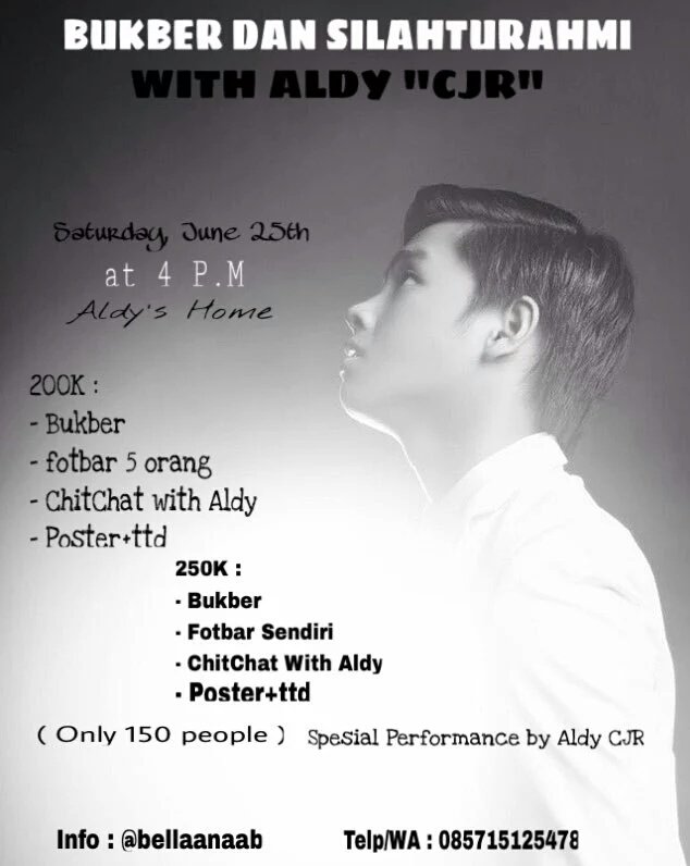 noviardny's tweet photo. 📢 INFO PENTING!! 📢
Sicogan mzgtg @AlvaroMaldini1 bkln ngadain bukber loh yuks ramaikan #BukberAldyCJR #bukberalovers https://t.co/OhfjCYcGN7