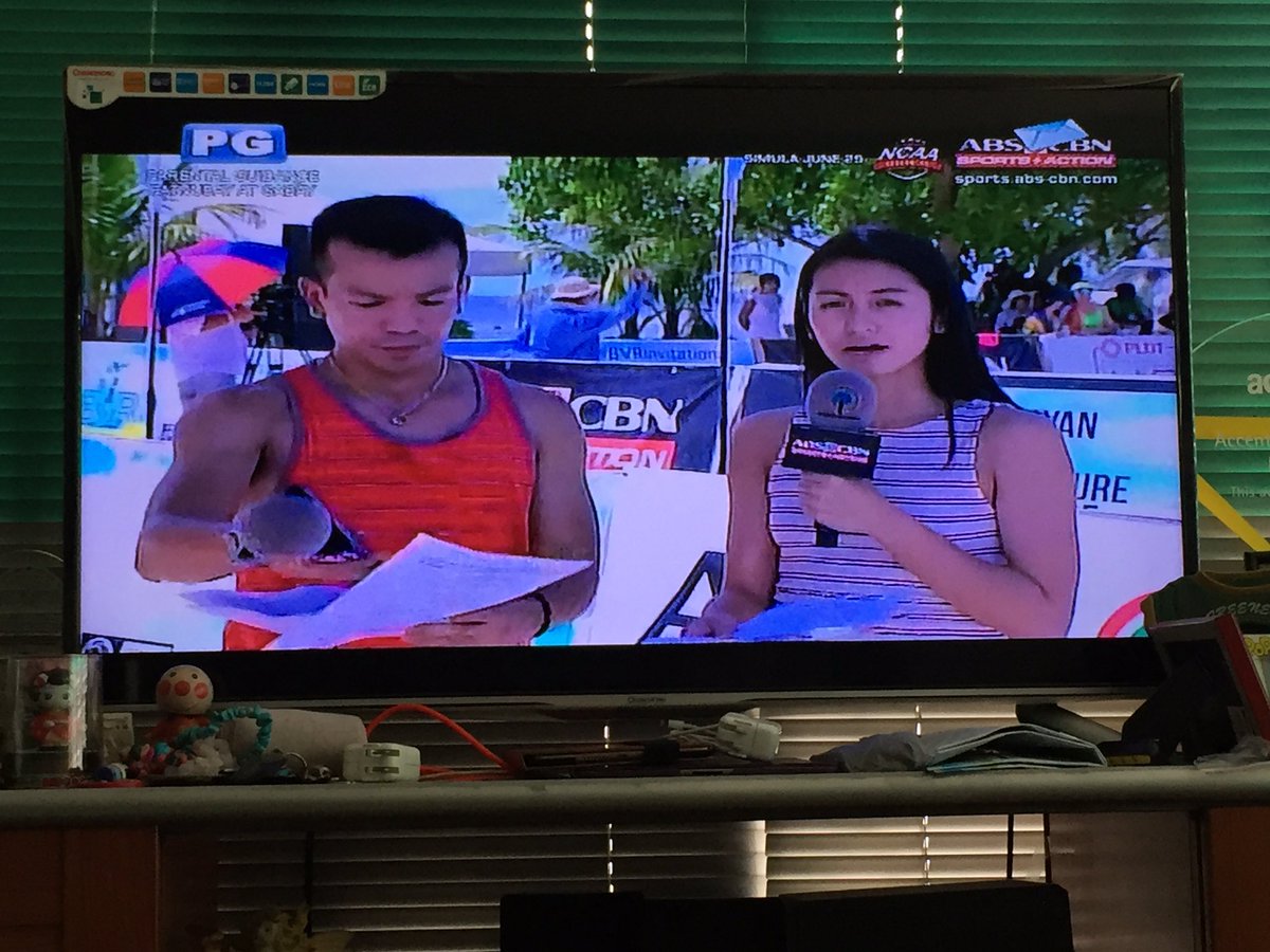RyeSaidSo's tweet photo. Tune in now to ABSCBN Sports + Action for #BVRInvitational @bvr_ph. π Hey @denniselazaro! https://t.co/ExQWrya8lm