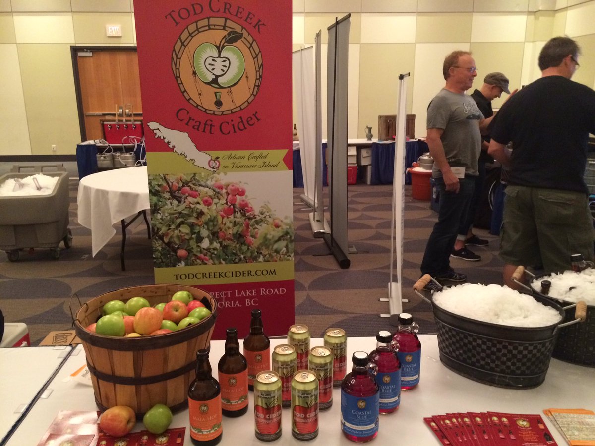 MPWine's tweet photo. Pouring the delicious craft ciders of @todcreekcider tonight at #sips2016 #feastival2016 at Nanaimo Conference cntr https://t.co/5wvkfhwBsQ