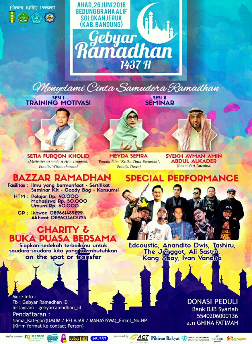Gebyar Ramadhan 1437 H , cateettt