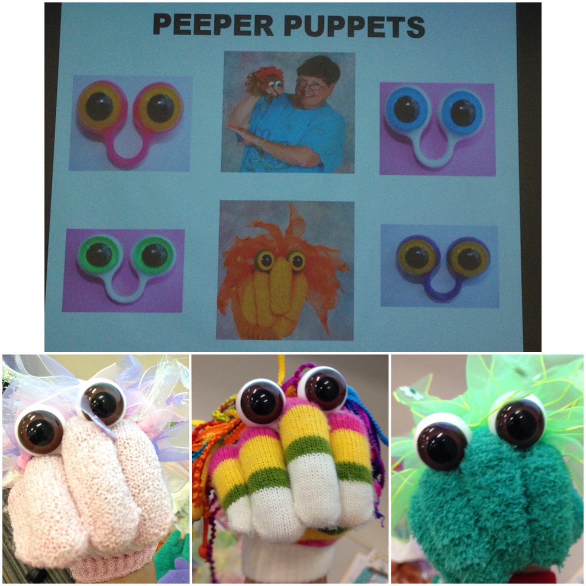 pupiltrainer's tweet photo. @learningaddict_ Great ideas to enhance storytellin from Mary Jo Huff! Props &amp; soundeffects &amp; peeper puppets, oh my! https://t.co/ut0Ve7Yy9d