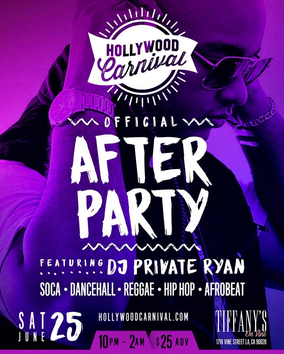 We're excited to announce that the Official #AfterParty will be at #TiffanysOnVine! Tickets: ow.ly/ACP5301nMhx