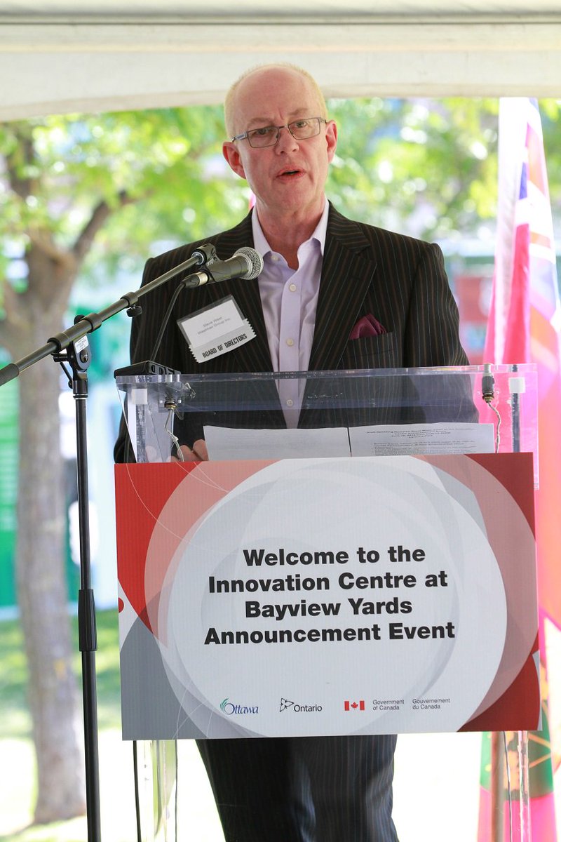sshorey's tweet photo. .@IC_BayviewYards Chair Steve West talked centre's support for entrepreneurs embracing emerging #tech at #ICBYFedDev https://t.co/Y7M6PMwVC9