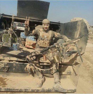 هذا حال مقاتلين الفرقة الذهبية اليوم من مركز الفلوجة