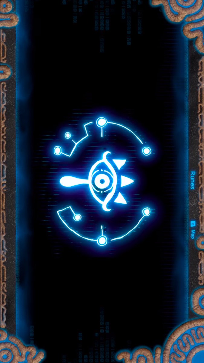 Okay I made a Sheikah Slate iPhone wallpaper from the Treehouse. 