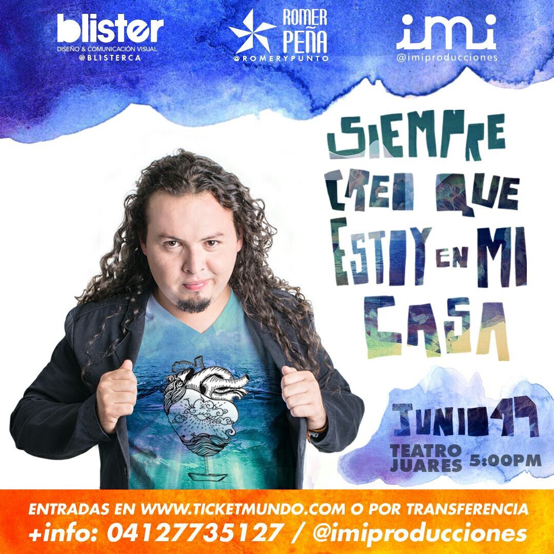 escuela_jazz's tweet photo. Nuestro querido @romerypunto estrenará su #siemprecreoqueestoyenmicasa este domingo en el @teatrojuares a las 5pm https://t.co/KF2Uap6Glu