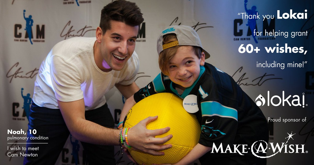 Thank you <a href="/livelokai/">Live Lokai</a> for helping make wishes come true for kids like Noah! #neonwish