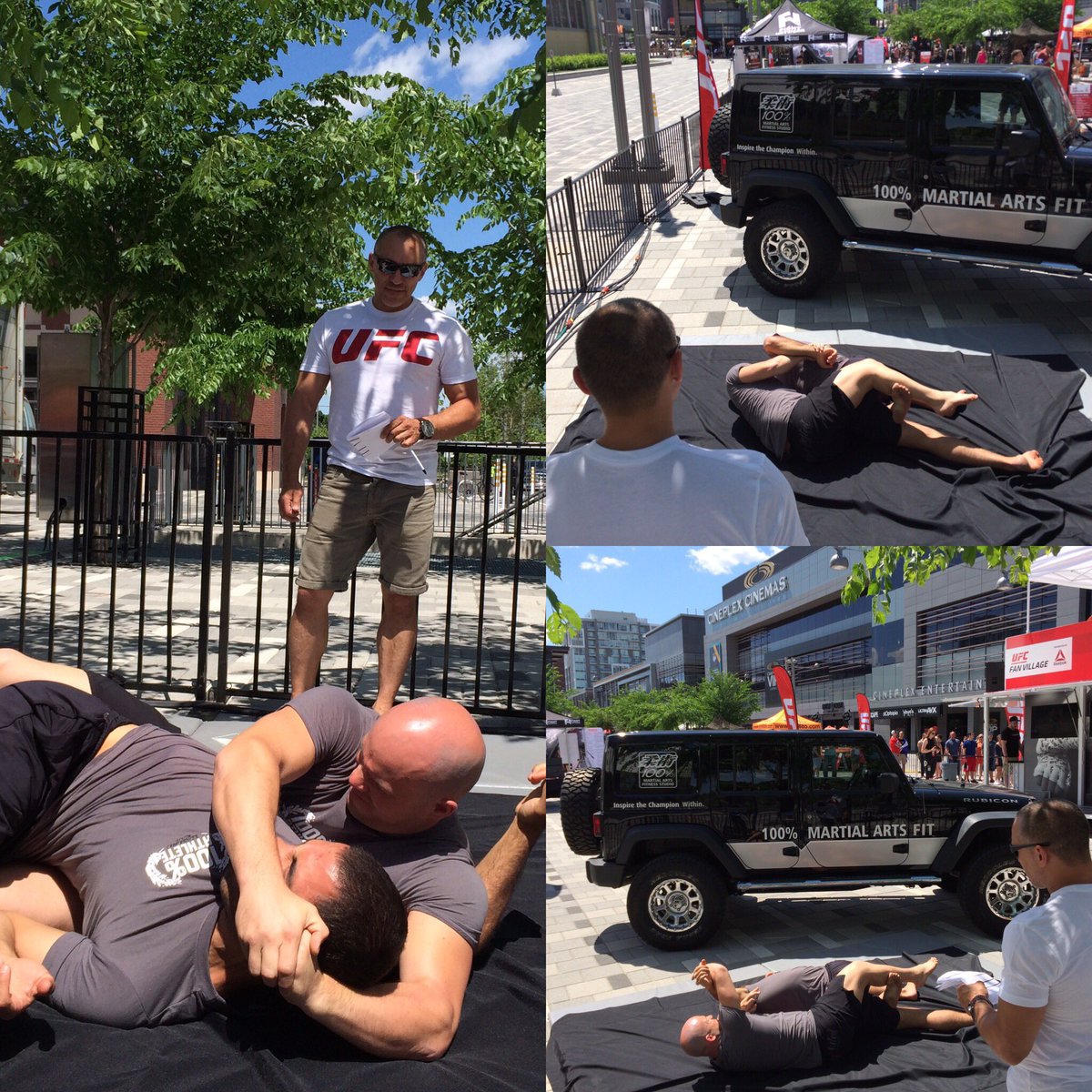 We're at Landsdowne #ufcottawa  <a href="/ufc/">UFC</a> <a href="/UFC_CA/">UFC Canada</a> in the fan village! Come say hi and watch a bad ass demo from our team!
