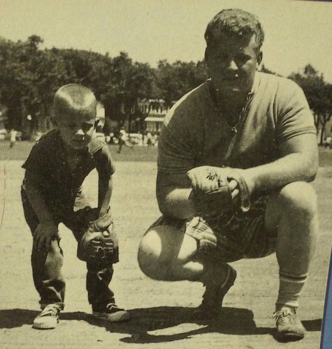 80sWrestling_'s tweet photo. A young Mr. Perfect and father! @RealCurtisAxel https://t.co/Y5CKxcwnYH