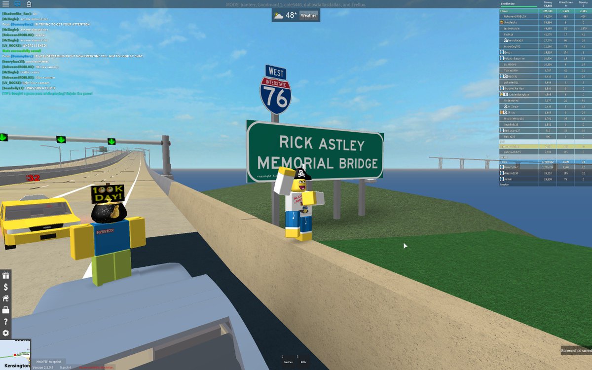 John Shedletsky And 3 154 054 Others On Twitter Rick Astley Memorial Bridge Roblox Well Done Https T Co Nam4fxbksk - rick astley never gonna give you up roblox