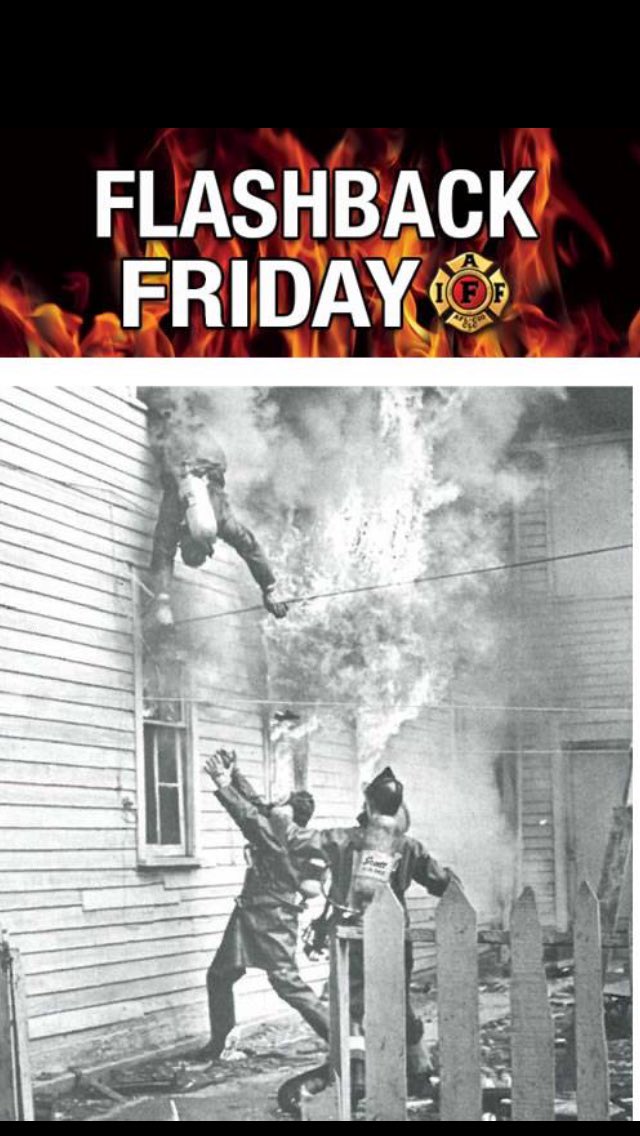TheAlphaDogs21's tweet photo. A Buffalo firefighter was forced to bail out of a structure in 1970. He was treated for minor injuries. https://t.co/IIcqMhA1lr