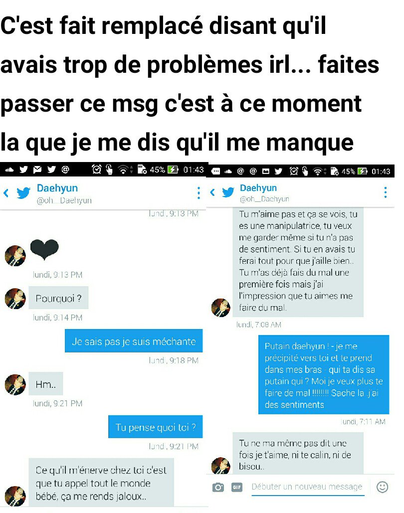 Yooaa_Aj's tweet photo. Si quelqu'un le connais étant daehyun de Oh et dans un autre Rpg veneer dm https://t.co/DumKcCvFvC