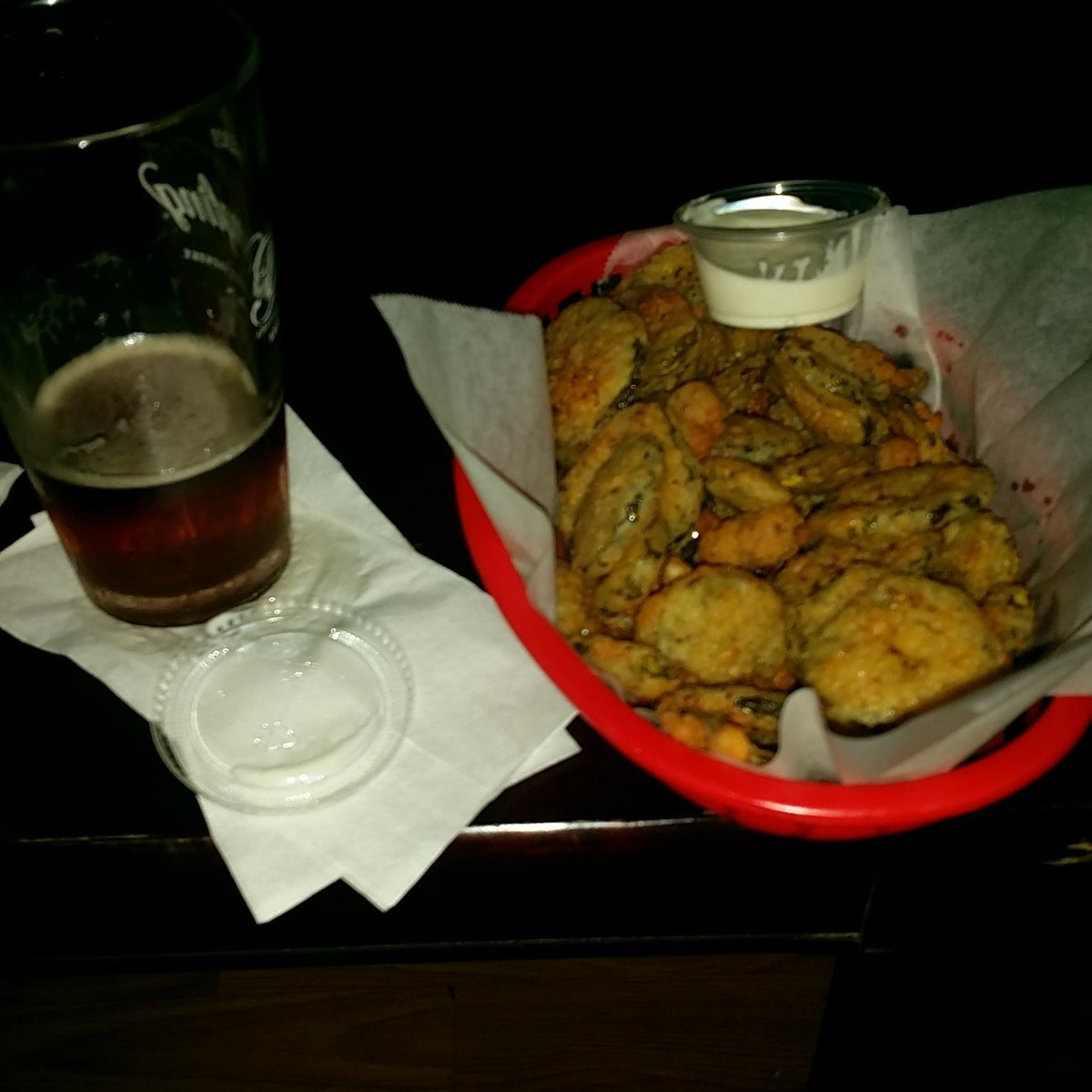 CopperheadFit's tweet image. Having a drink and pickles.