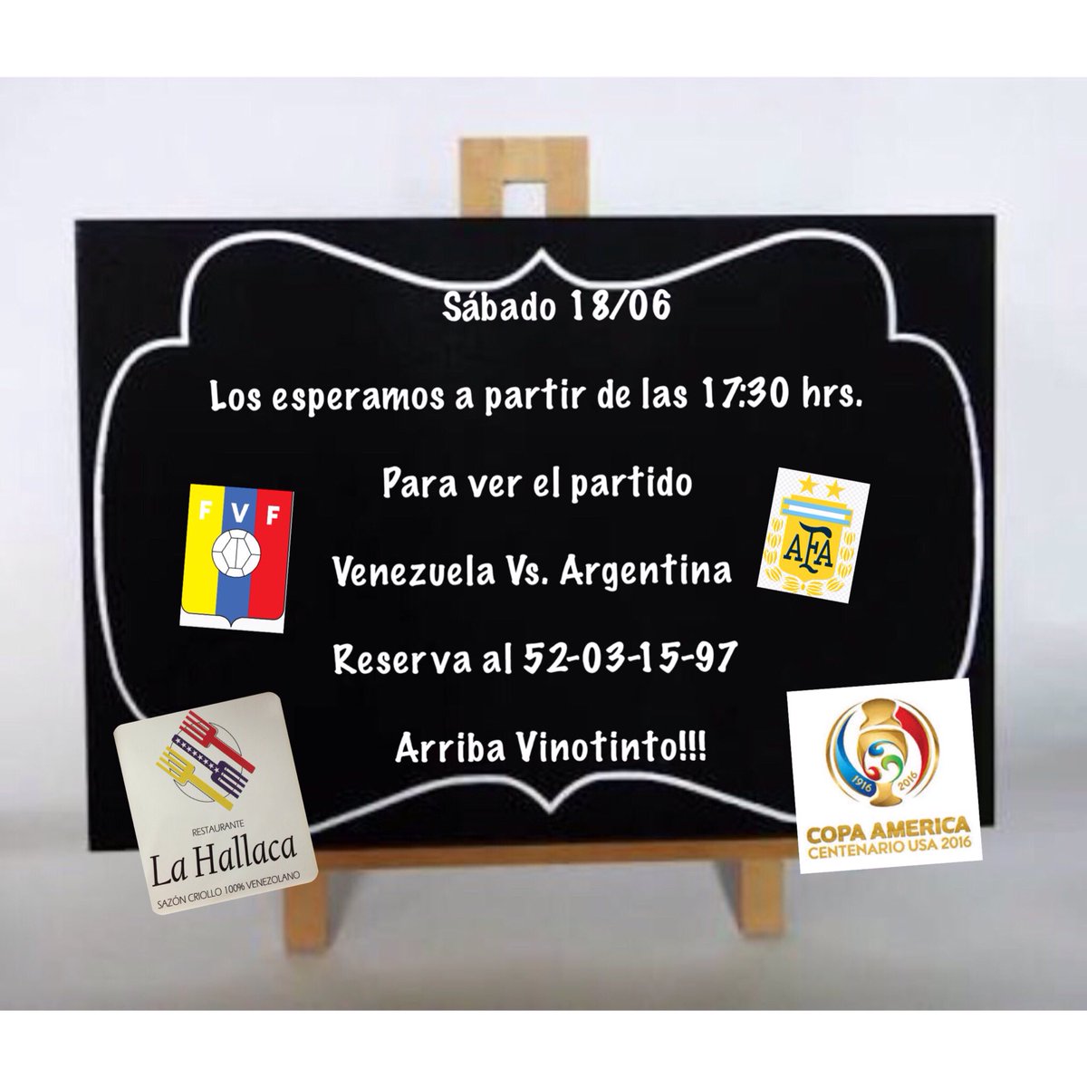 RESTLAHALLACA's tweet photo. #CopaAmericaCentenario #venezolanosenmexico https://t.co/oS931Jdtsx