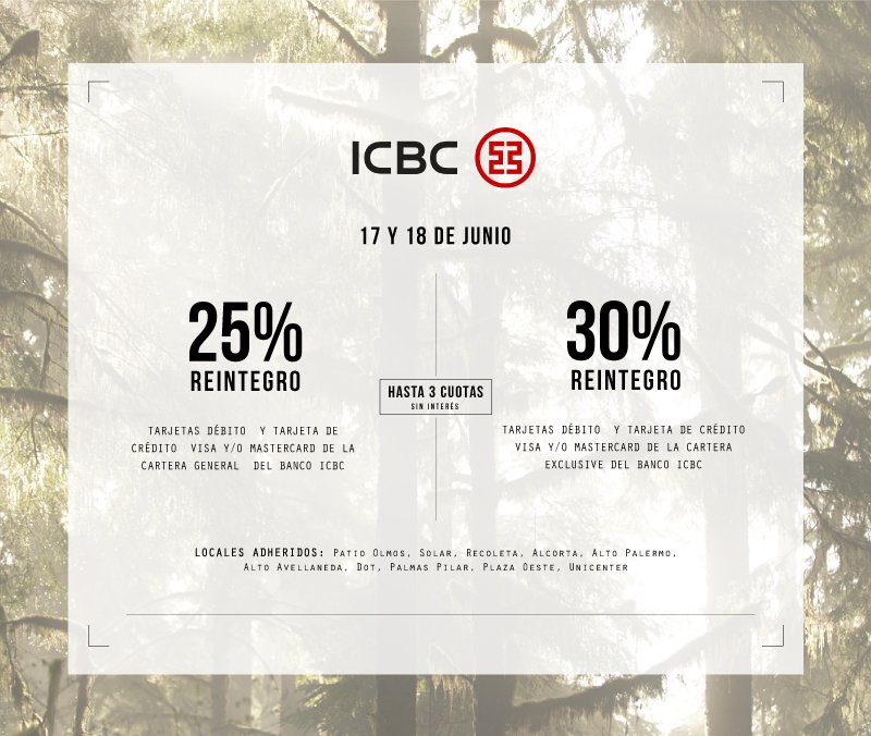 PenguinArg's tweet photo. 25% y 30% de reintegro + cuotas con @ICBCArgentina - 17 y 18 de junio en locales adheridos - #FathersDay #FatherGift https://t.co/615AdchUkA