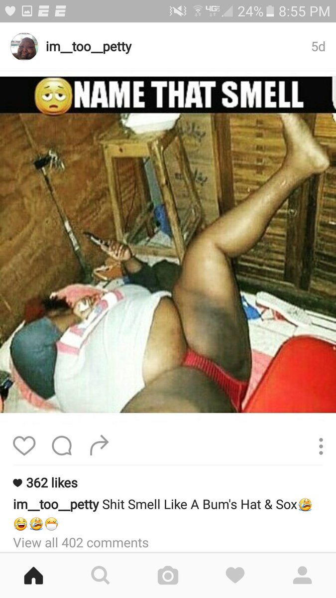 MrEricParker's tweet photo. #NameThatSmell #pettylife https://t.co/w1NVijhbaU