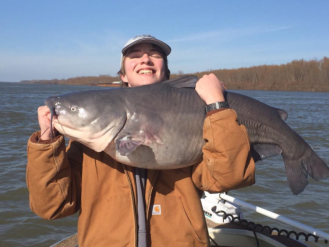 Carhartt's tweet image. When the line between fishing and whaling starts to blur. #FanCatchFriday #OutfishThemAll