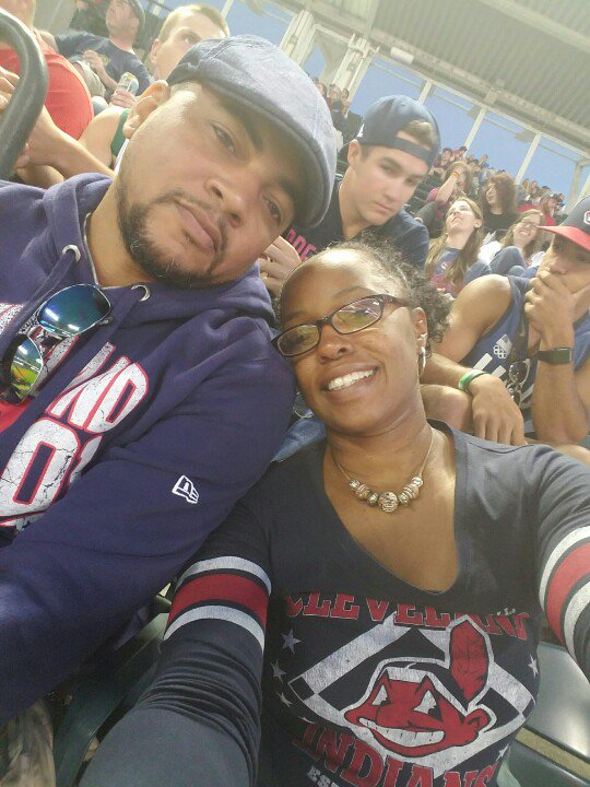 In our Indians Gear now! #tribetown