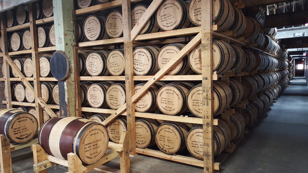 MickBourbon's tweet photo. Went to @kypeerless (Peerless Distilling) today. Excellent tour, one of the best! @kybourbontrail https://t.co/UtN11vQ5Um