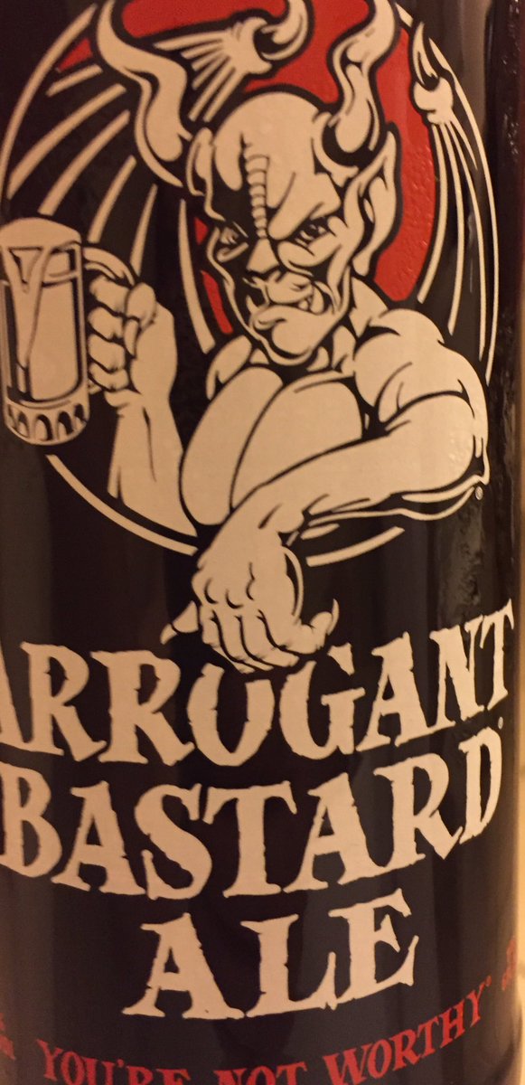 TheBeerArk's tweet photo. Tonight's #BREWCHOICE: @StoneBrewingCo's @ArrogantBastard #craftbeer #TheBeerArk #ArrogantBastard https://t.co/OLJXbt5k2L