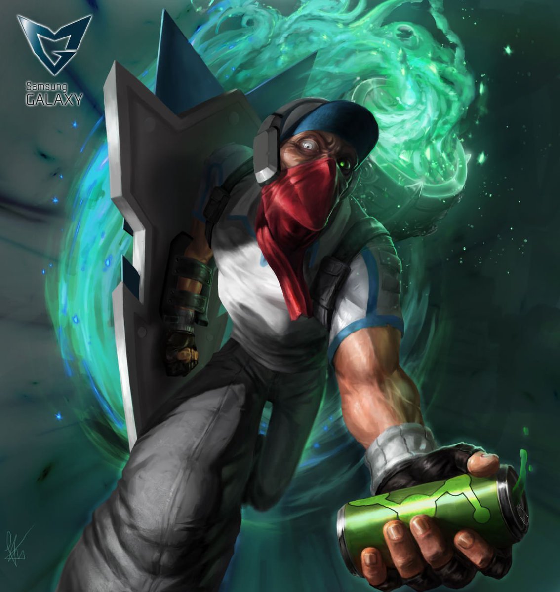 LOL__ART's tweet photo. Samsung Galaxy White Singed
> https://t.co/4fuW5nSf97

#LeagueOfLegends #lol #riot #wallpaper #fanart #game #skin https://t.co/kQRRb2S61K